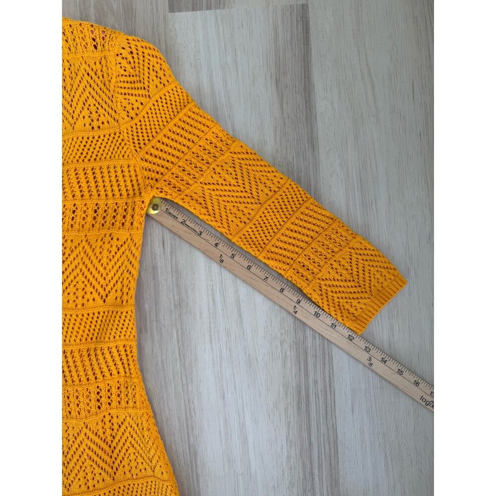 RAG & BONE Renee crocheted cotton-blend midi dress Size Small - Picture 7 of 7